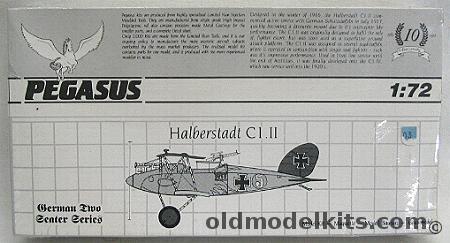 Pegasus 1/72 Halberstadt C1.II, 2013 plastic model kit